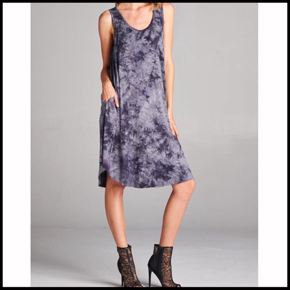 Soft Tie-Dye Dress - Picture 8 of 8